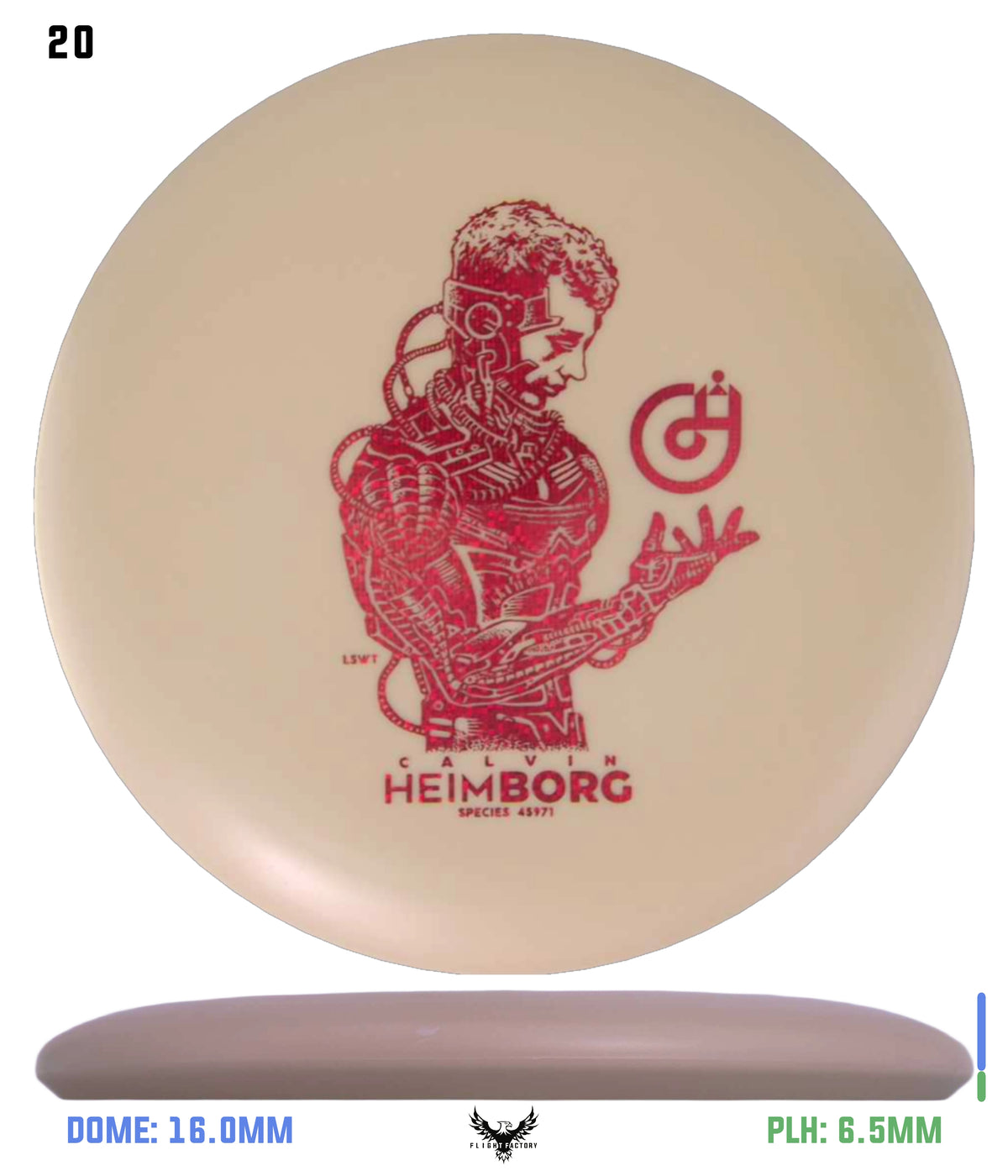 Innova Proto DX Glow Aviar - Calvin HeimBORG