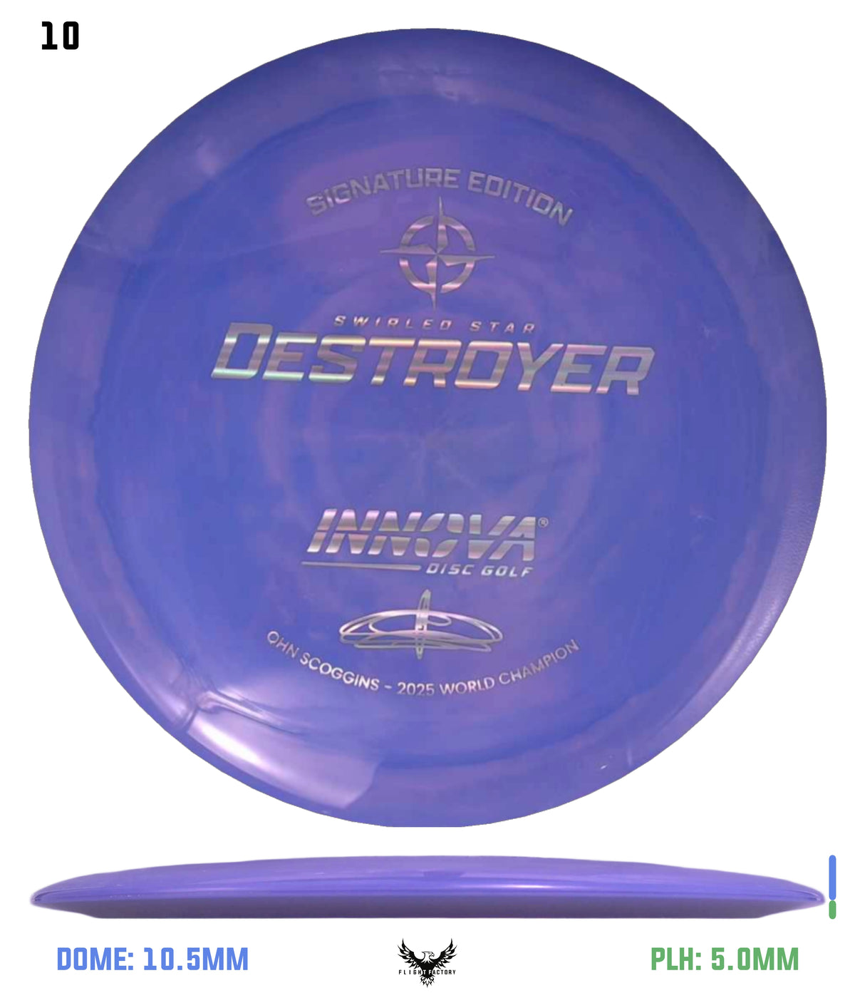 Innova Swirly Star Destroyer - Ohn Scoggins 2025 World Champion