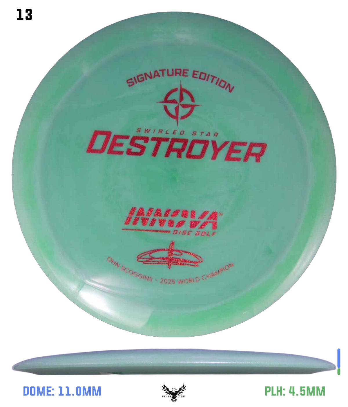 Innova Swirly Star Destroyer - Ohn Scoggins 2025 World Champion