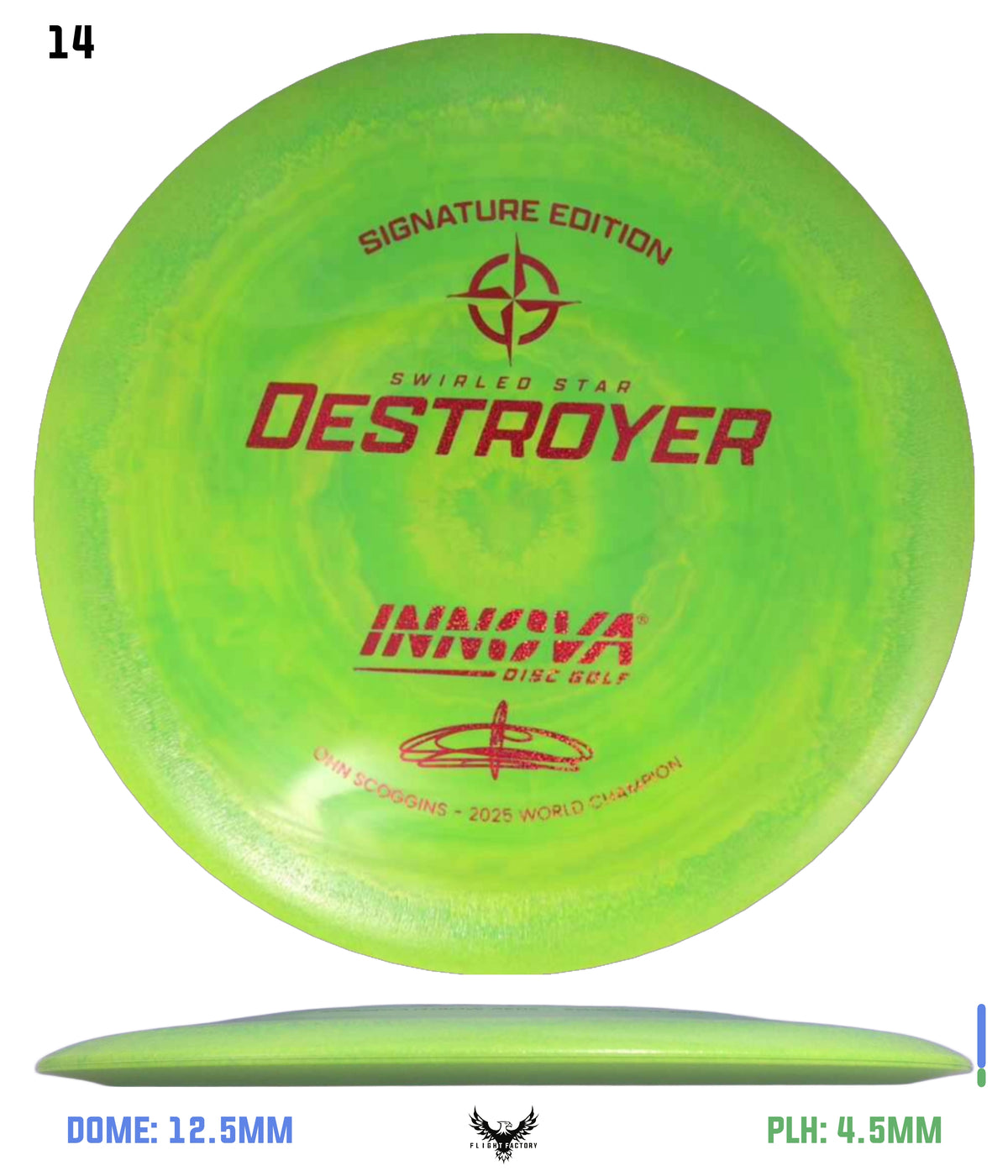 Innova Swirly Star Destroyer - Ohn Scoggins 2025 World Champion