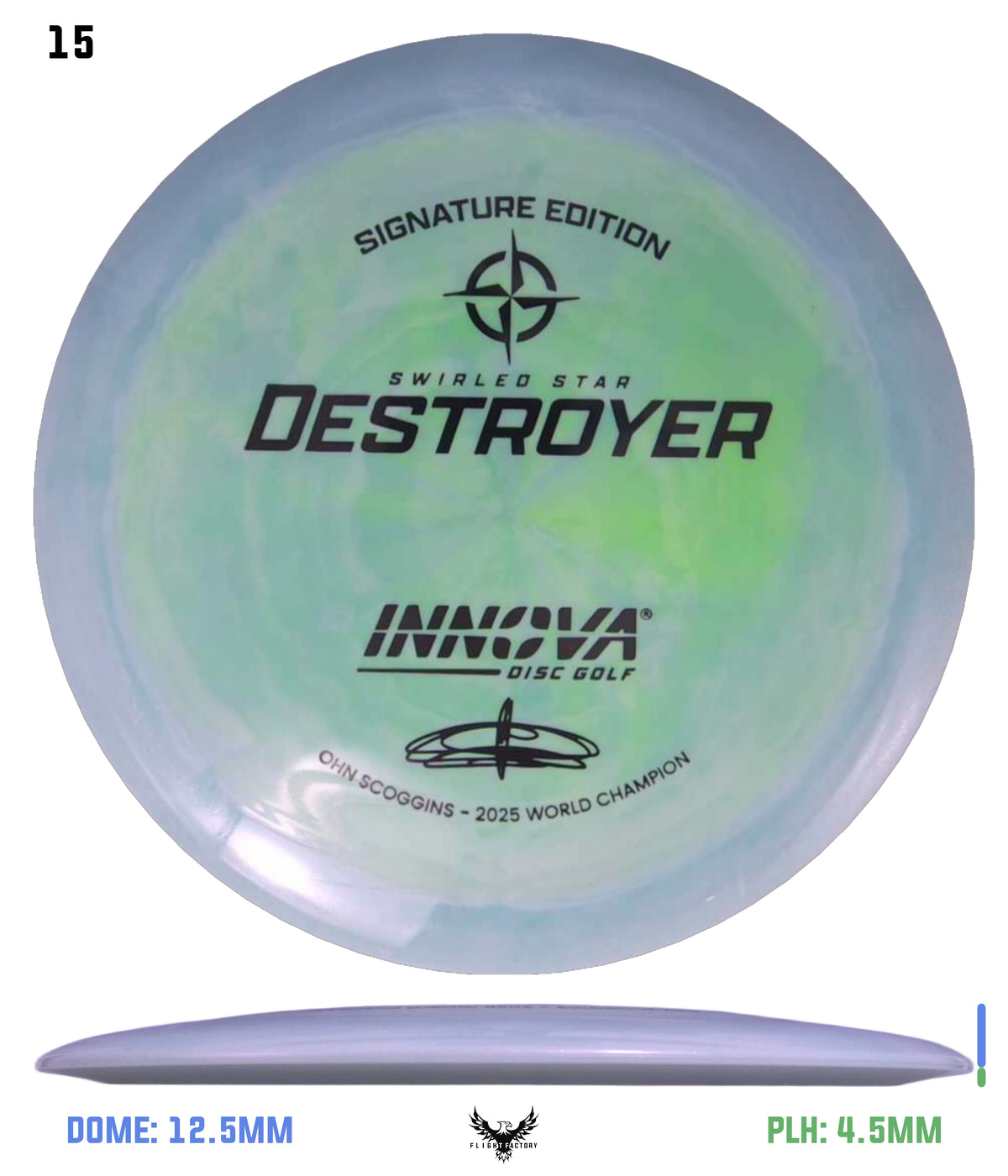Innova Swirly Star Destroyer - Ohn Scoggins 2025 World Champion