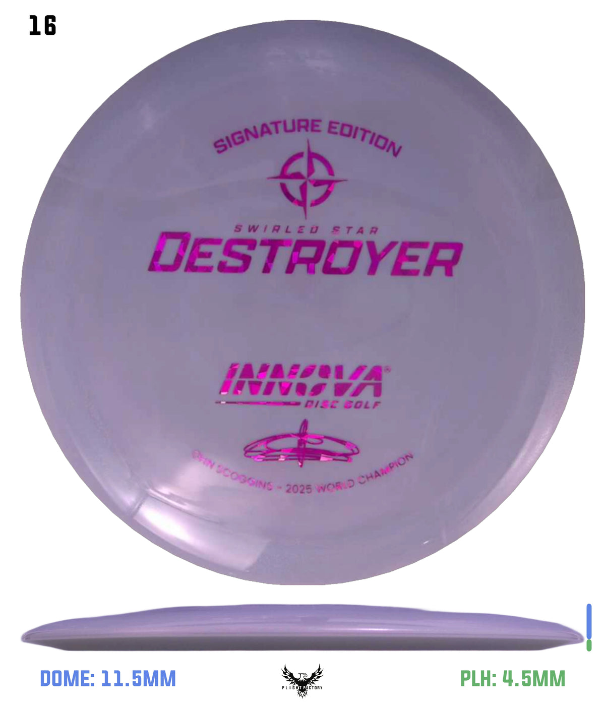 Innova Swirly Star Destroyer - Ohn Scoggins 2025 World Champion