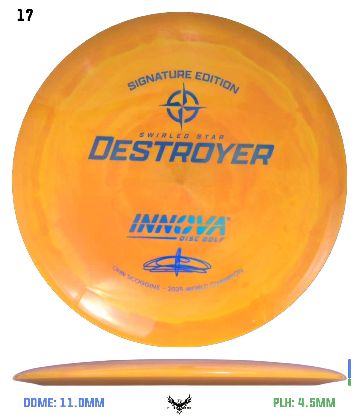 Innova Swirly Star Destroyer - Ohn Scoggins 2025 World Champion