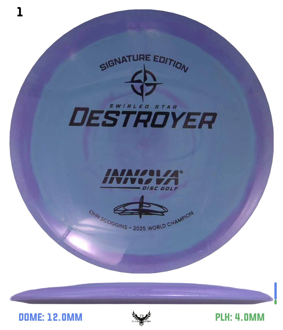 Innova Swirly Star Destroyer - Ohn Scoggins 2025 World Champion