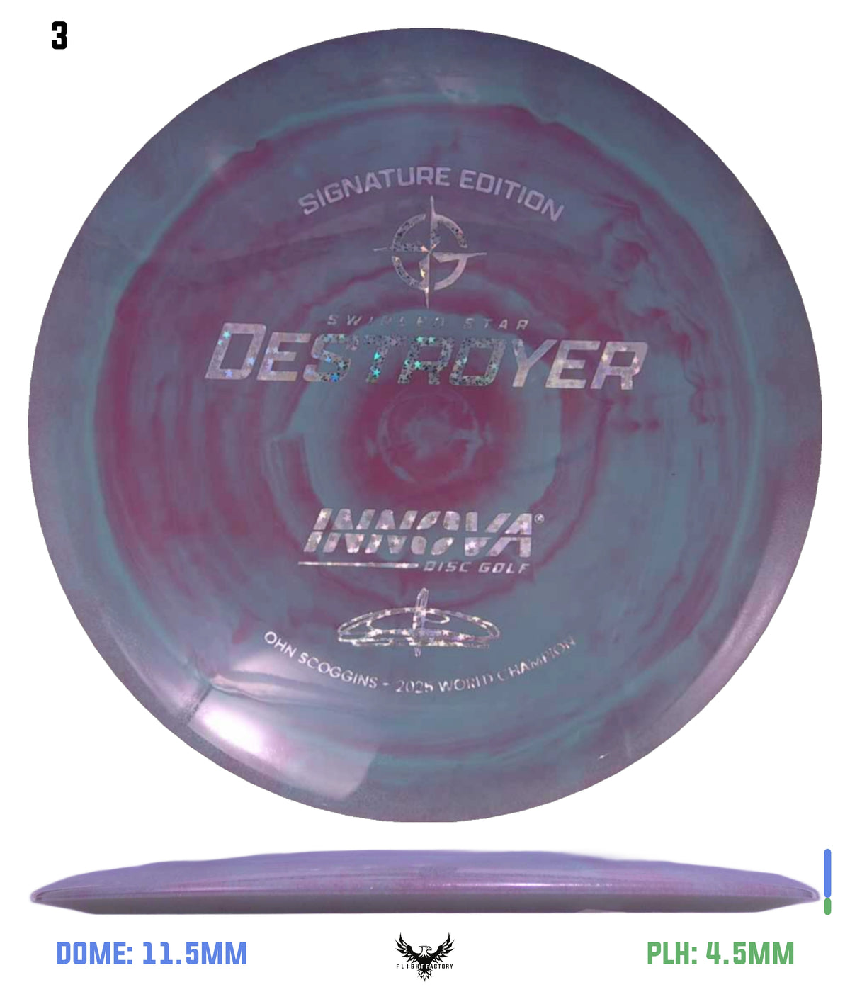 Innova Swirly Star Destroyer - Ohn Scoggins 2025 World Champion