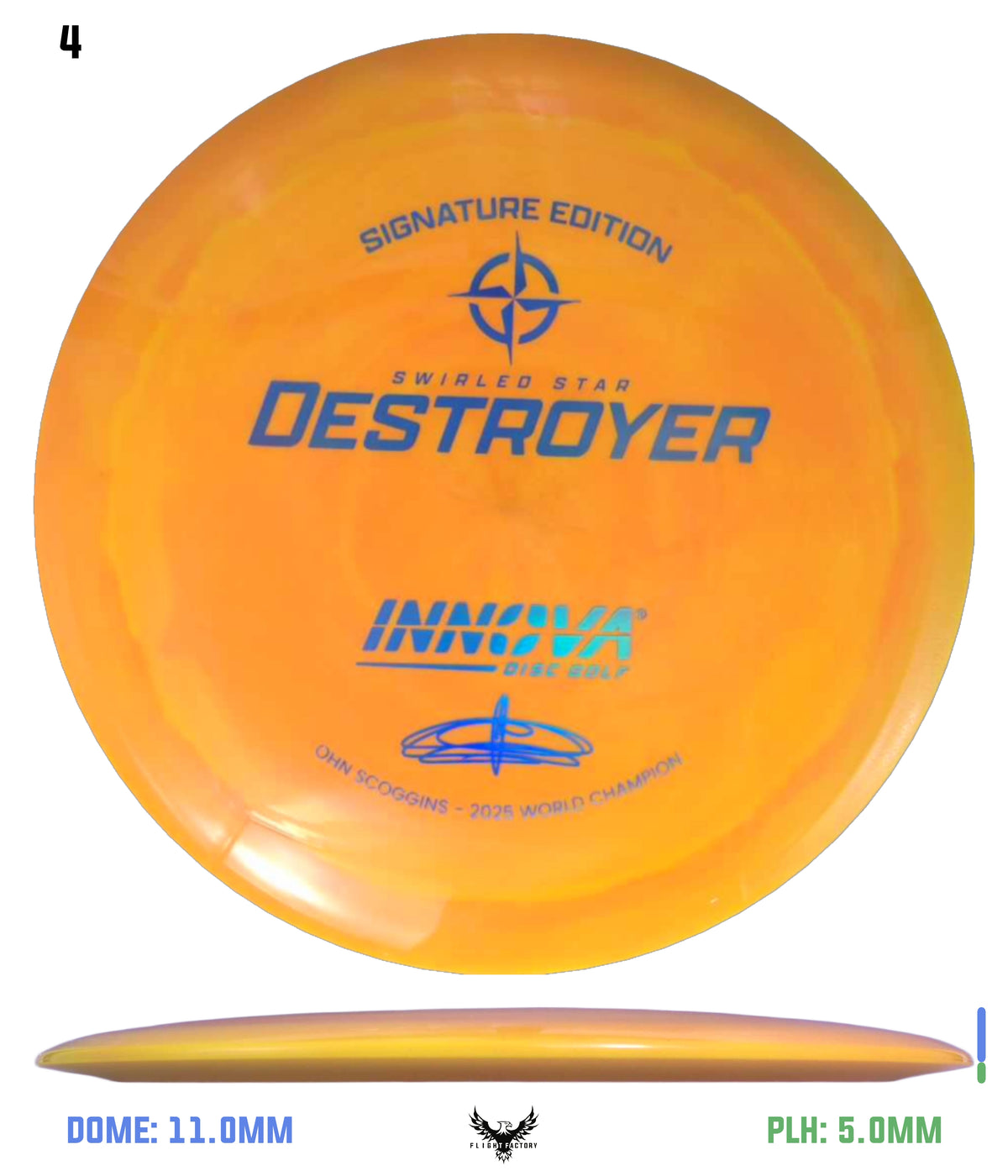 Innova Swirly Star Destroyer - Ohn Scoggins 2025 World Champion