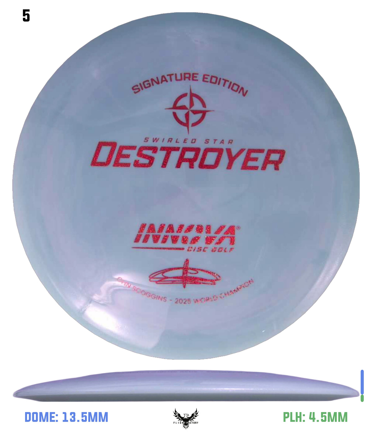 Innova Swirly Star Destroyer - Ohn Scoggins 2025 World Champion