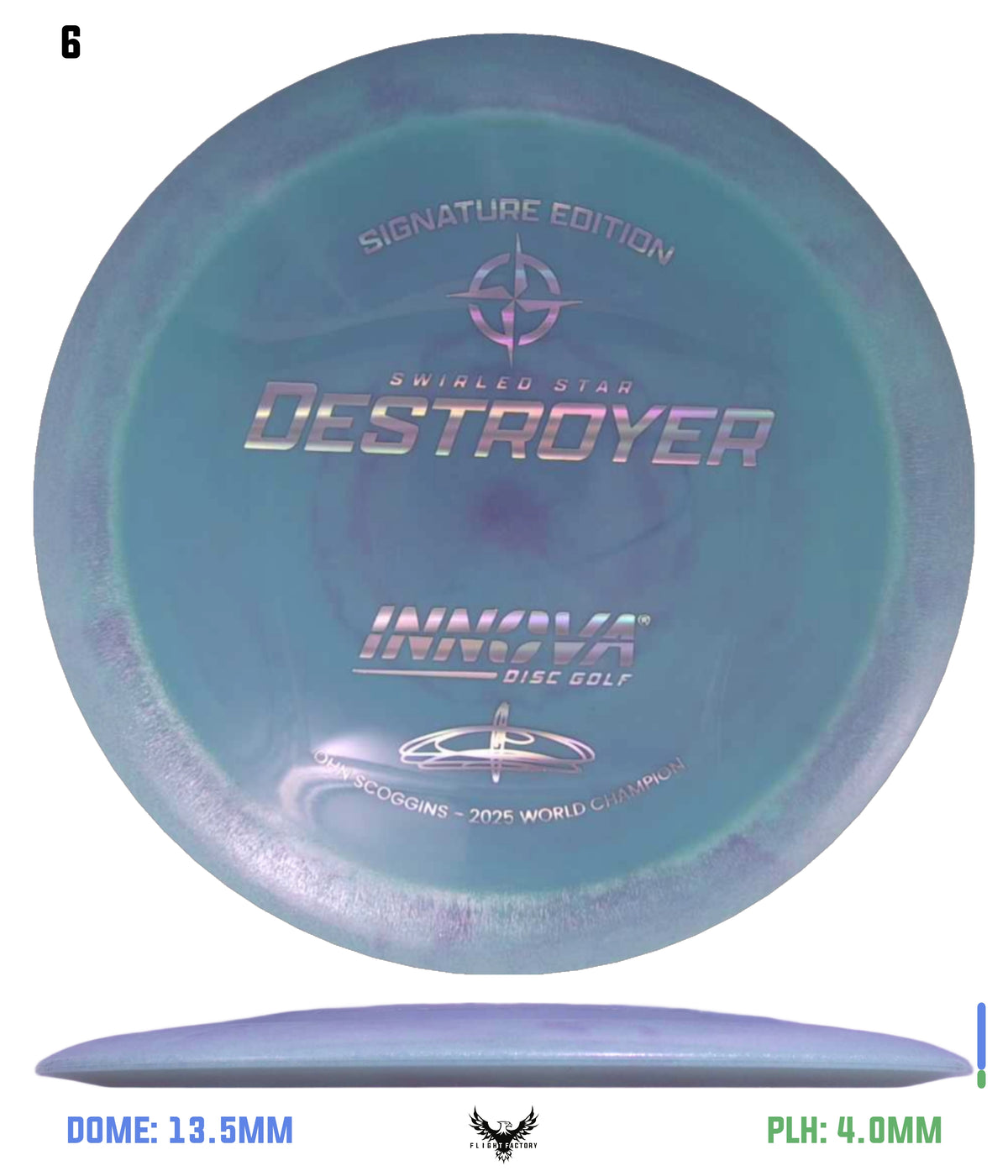 Innova Swirly Star Destroyer - Ohn Scoggins 2025 World Champion