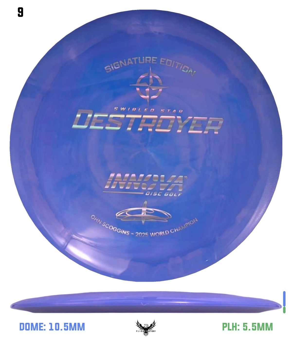 Innova Swirly Star Destroyer - Ohn Scoggins 2025 World Champion