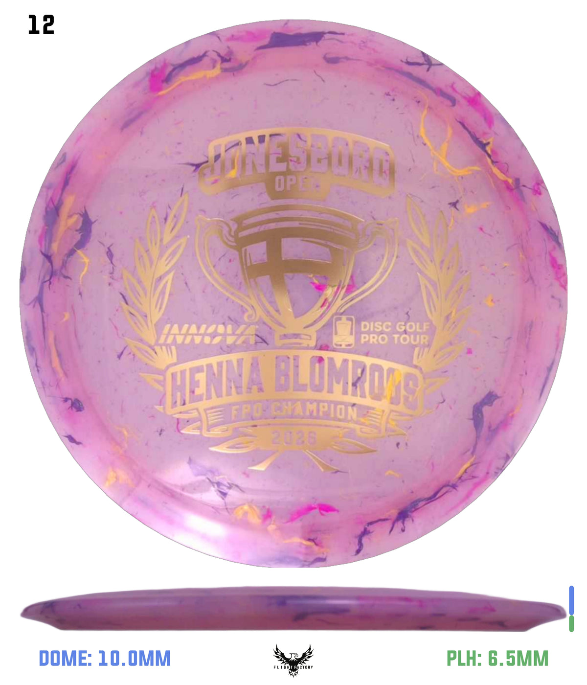 Innova Party Time Firebird - Henna Blomroos 2026 Jonesboro Open Champion