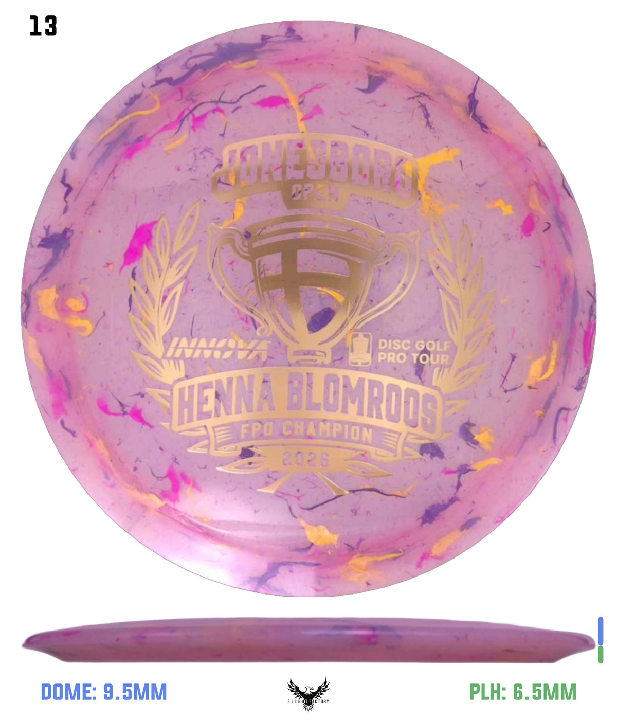 Innova Party Time Firebird - Henna Blomroos 2026 Jonesboro Open Champion