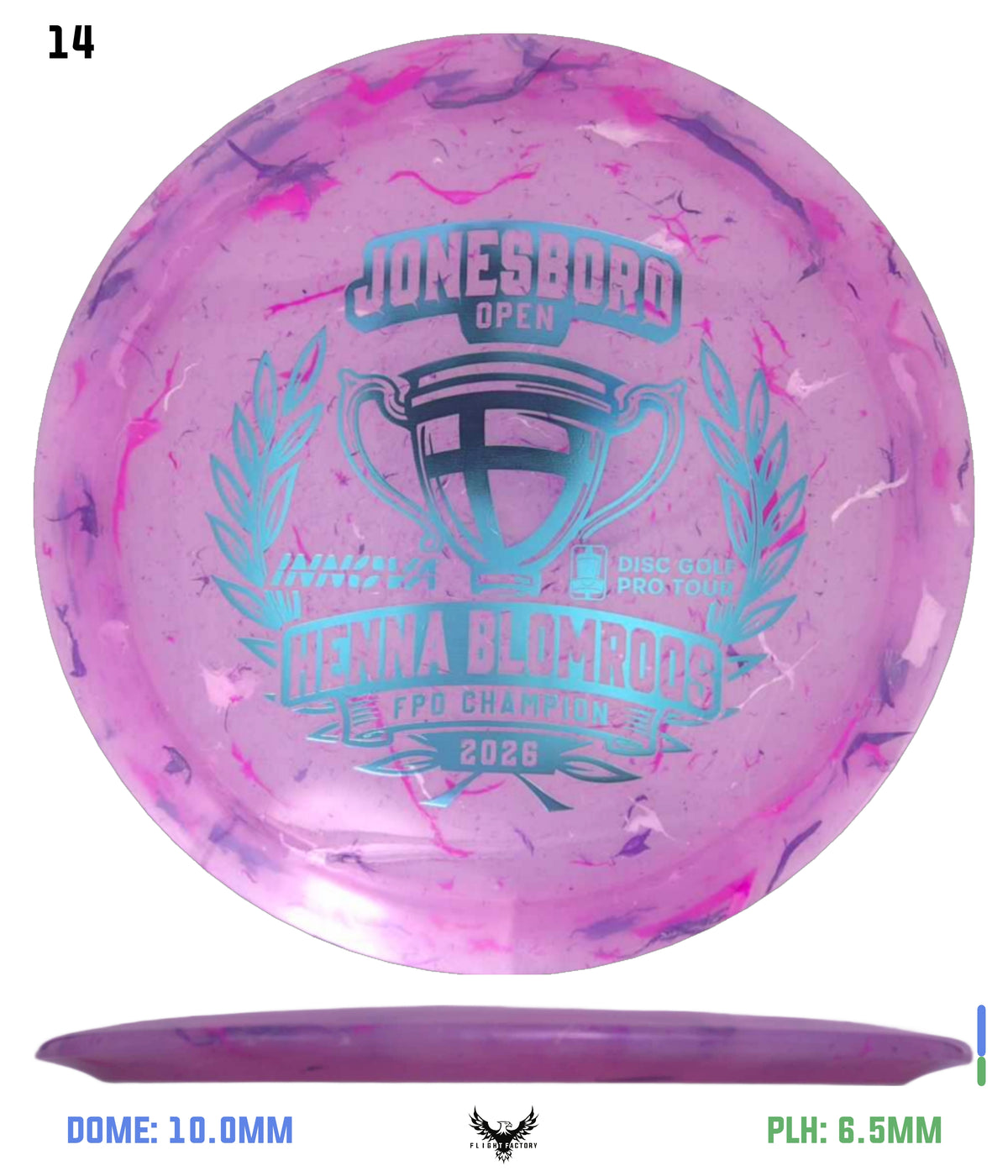 Innova Party Time Firebird - Henna Blomroos 2026 Jonesboro Open Champion