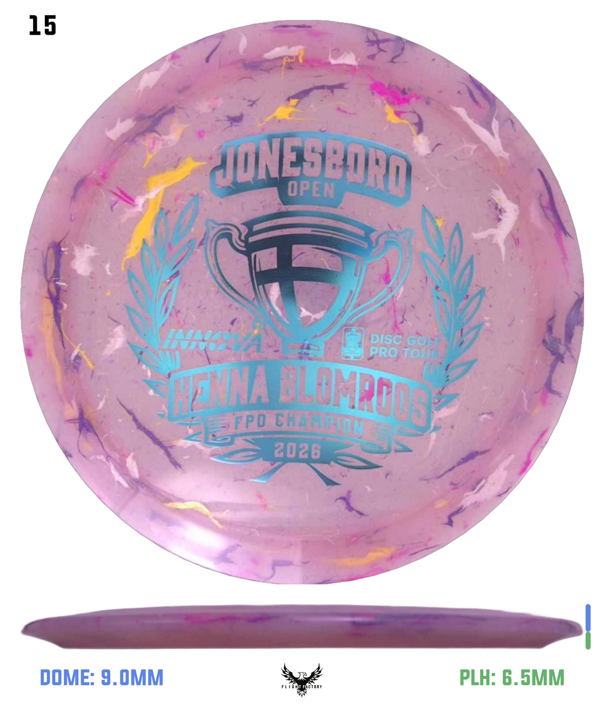 Innova Party Time Firebird - Henna Blomroos 2026 Jonesboro Open Champion