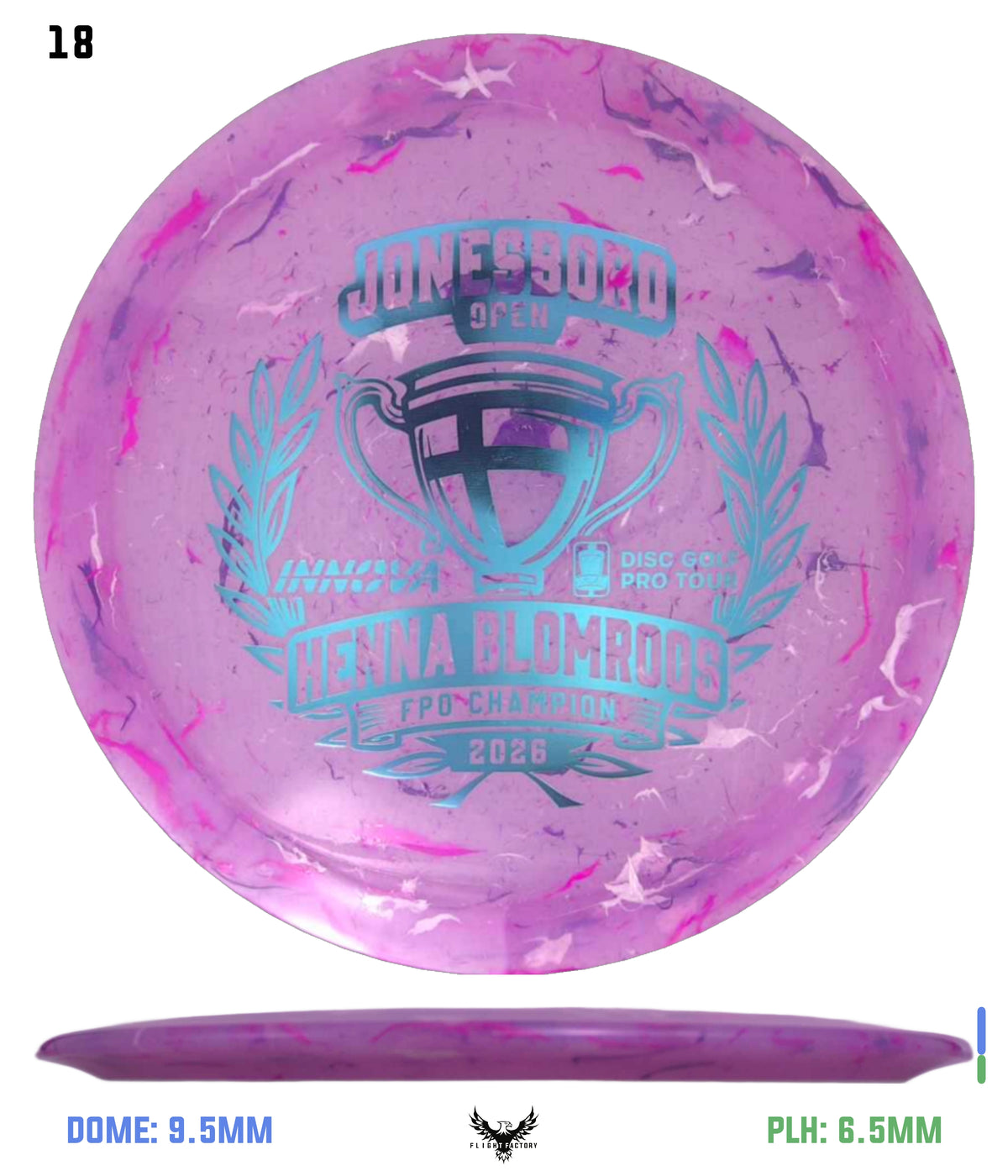 Innova Party Time Firebird - Henna Blomroos 2026 Jonesboro Open Champion