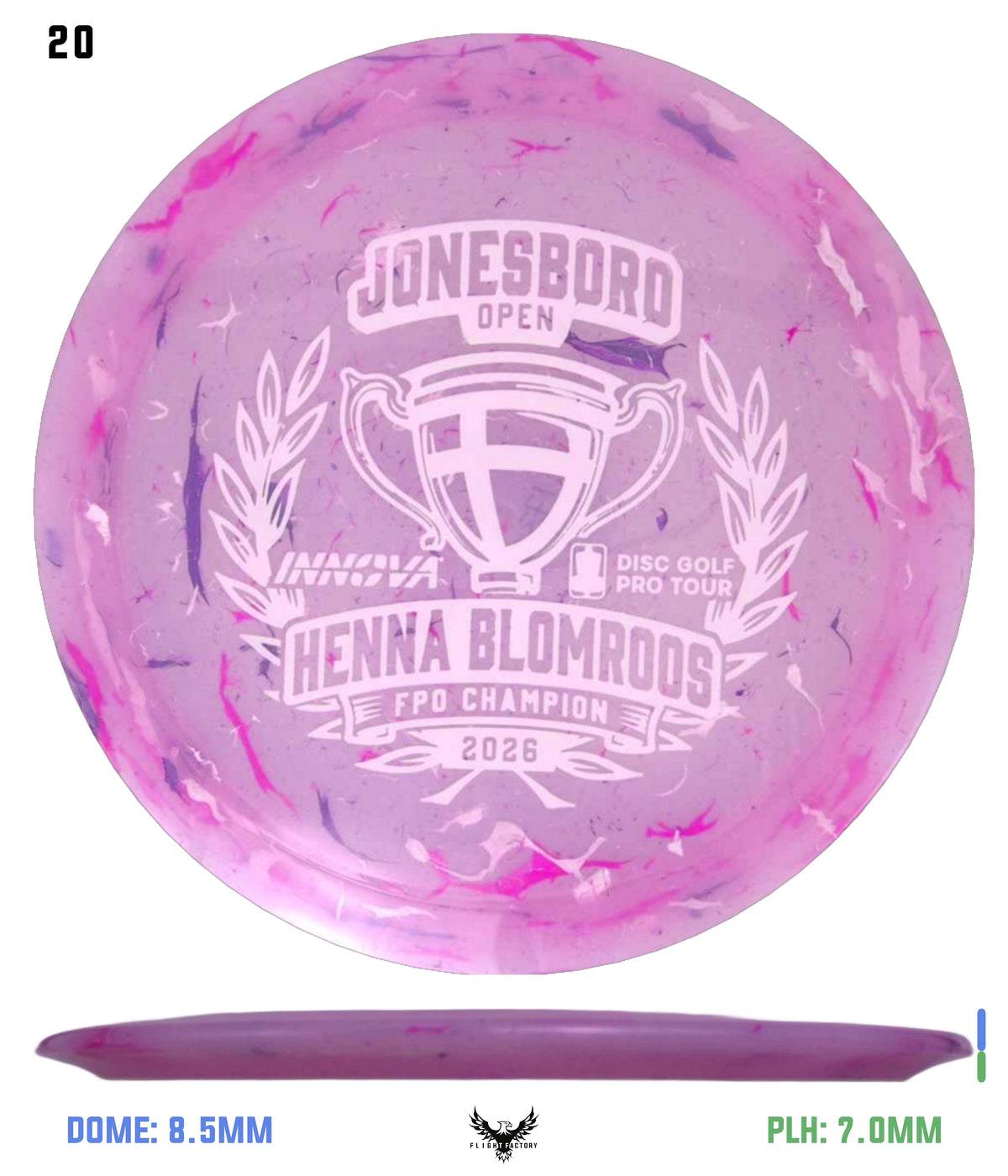 Innova Party Time Firebird - Henna Blomroos 2026 Jonesboro Open Champion