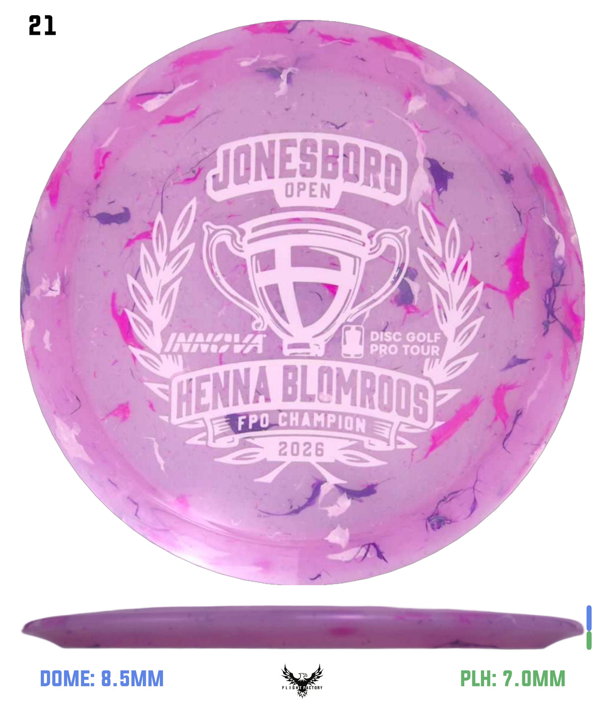 Innova Party Time Firebird - Henna Blomroos 2026 Jonesboro Open Champion