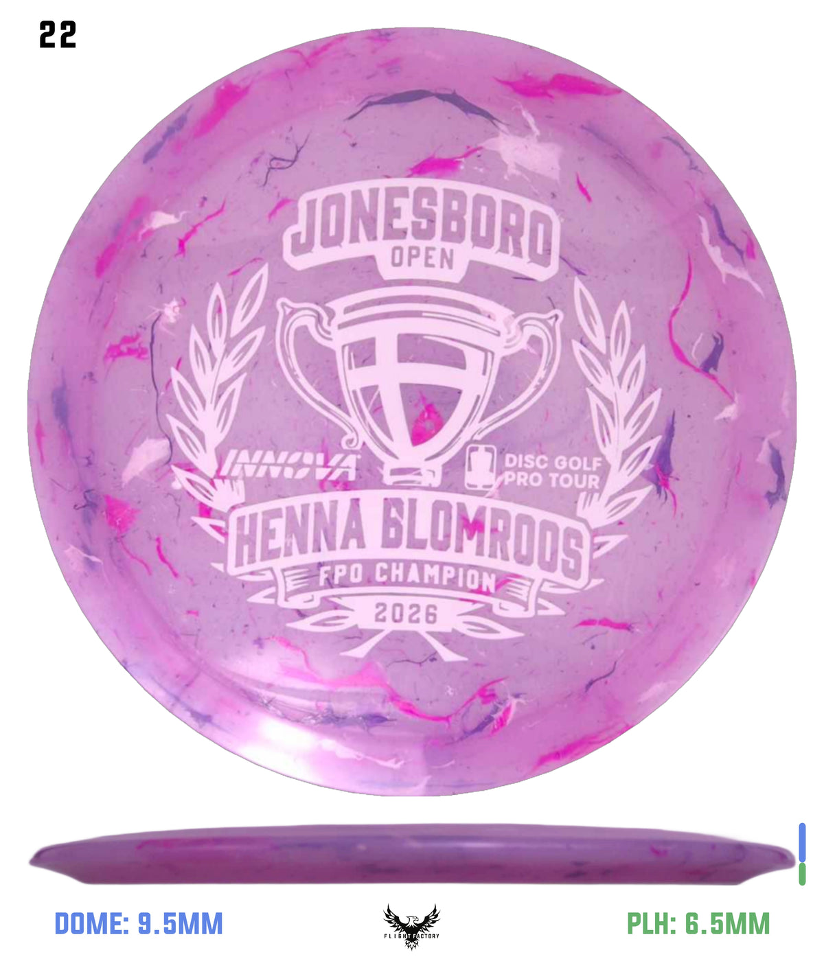 Innova Party Time Firebird - Henna Blomroos 2026 Jonesboro Open Champion