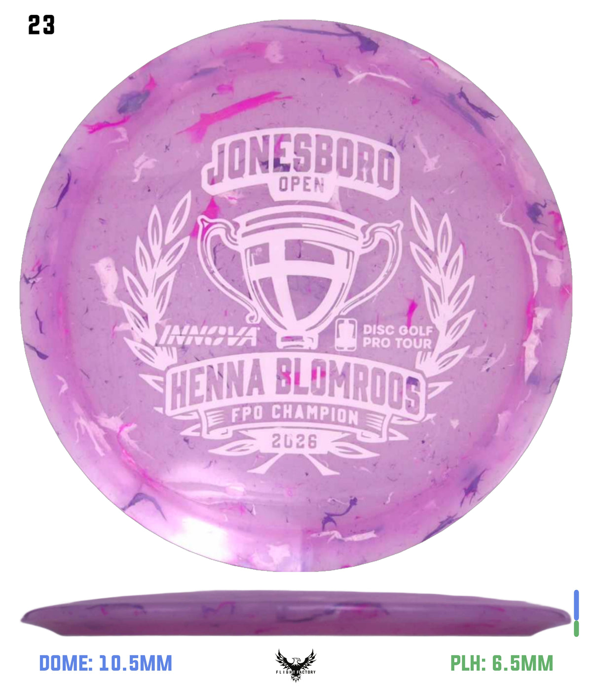 Innova Party Time Firebird - Henna Blomroos 2026 Jonesboro Open Champion