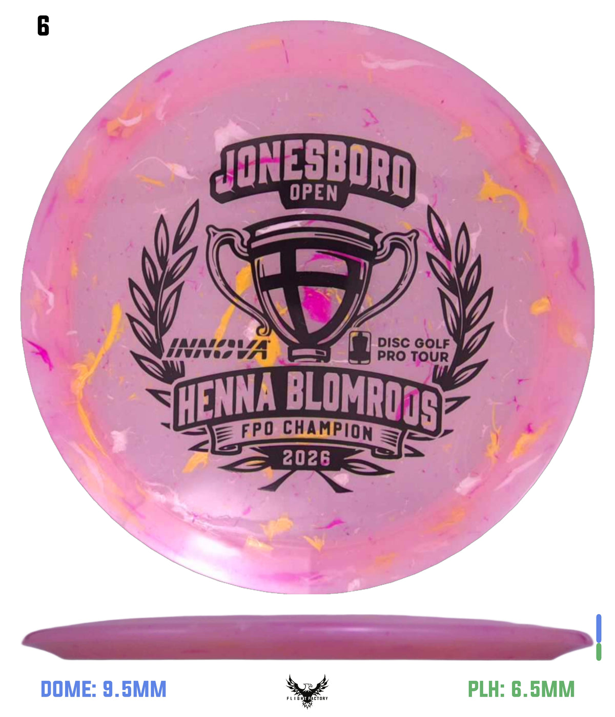 Innova Party Time Firebird - Henna Blomroos 2026 Jonesboro Open Champion