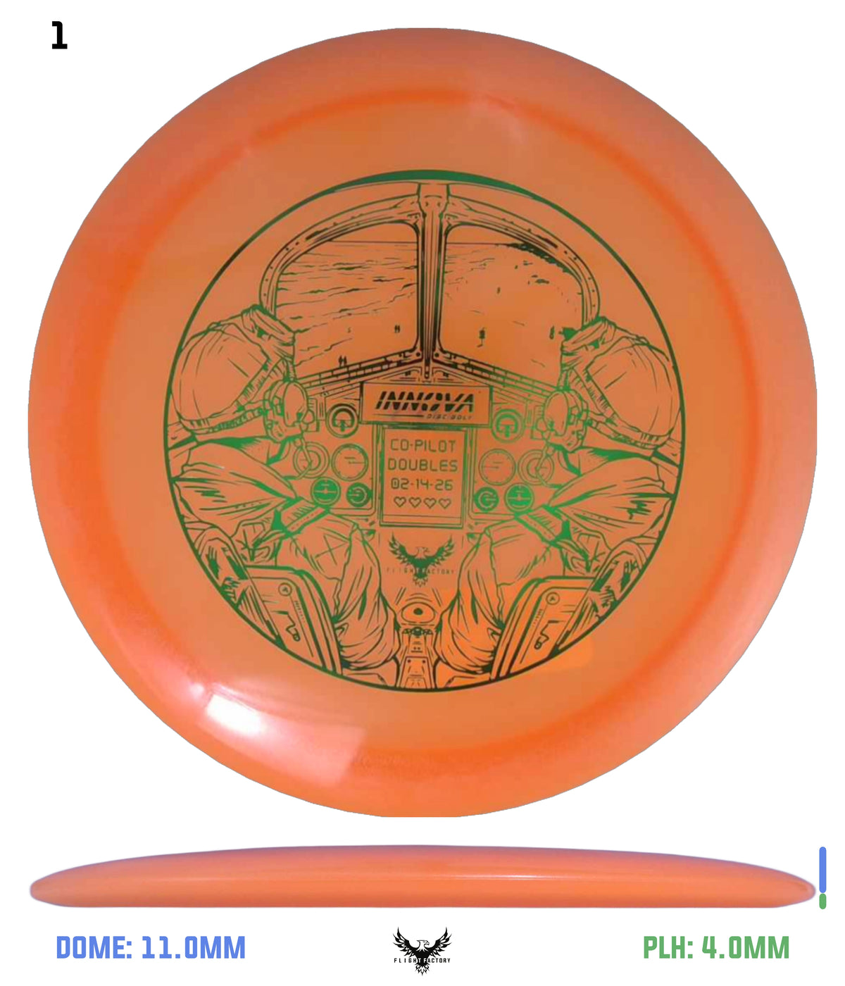 Innova Proto Color Glow Champion Gorgon - Flight Factory Co-Pilot Doubles