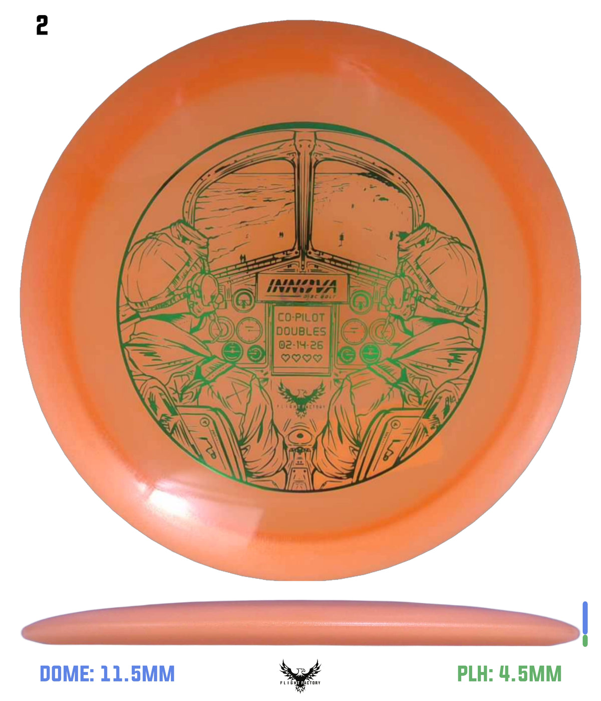 Innova Proto Color Glow Champion Gorgon - Flight Factory Co-Pilot Doubles