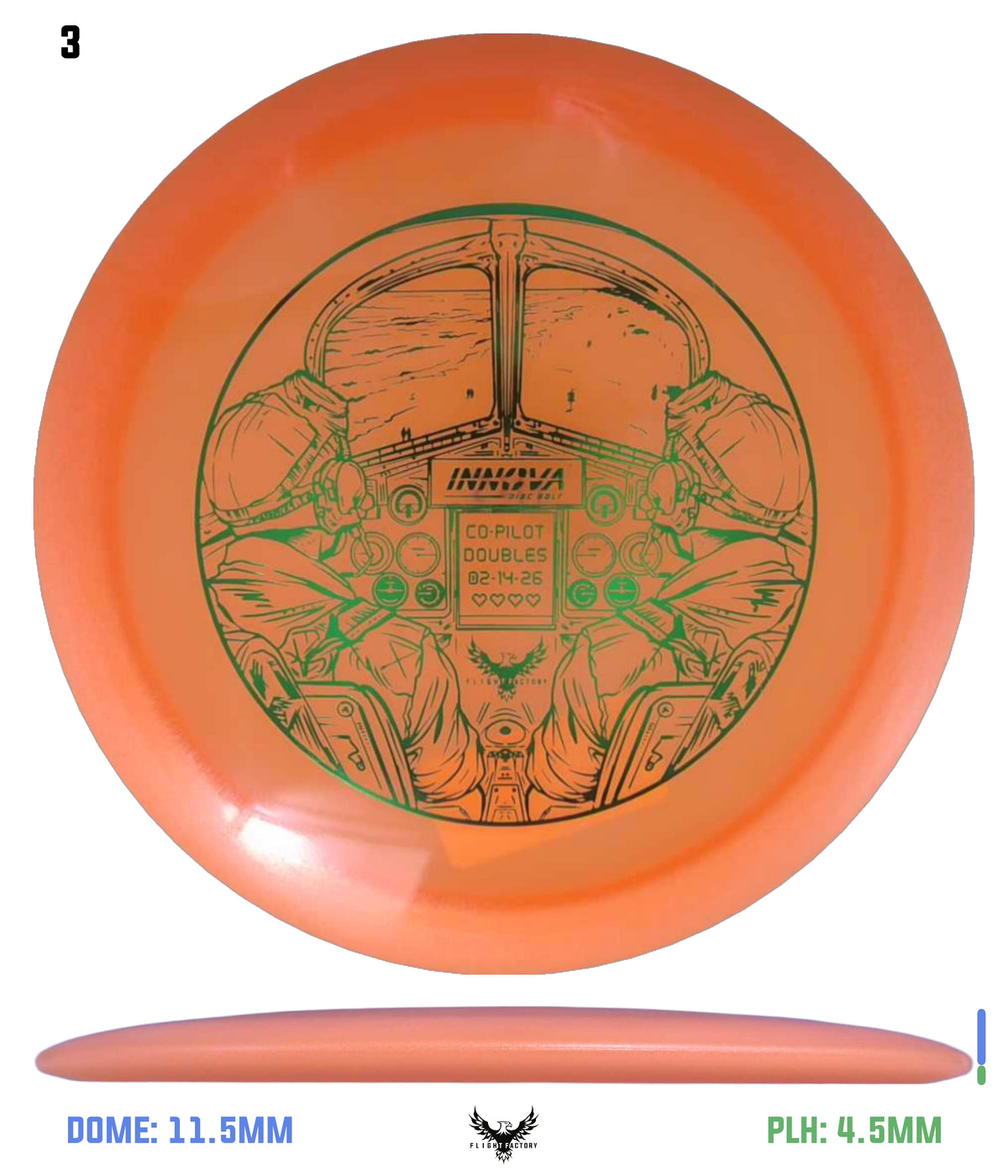 Innova Proto Color Glow Champion Gorgon - Flight Factory Co-Pilot Doubles
