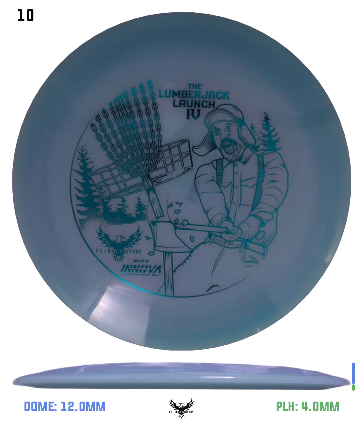 Innova Color Glow Champion Shryke - Lumberjack Launch 4