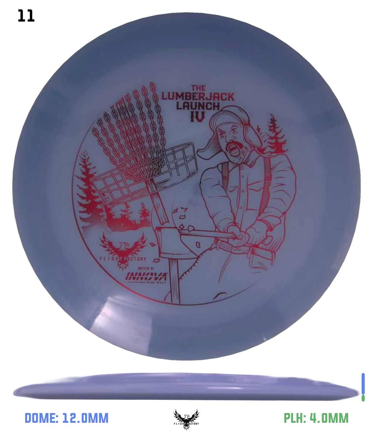 Innova Color Glow Champion Shryke - Lumberjack Launch 4