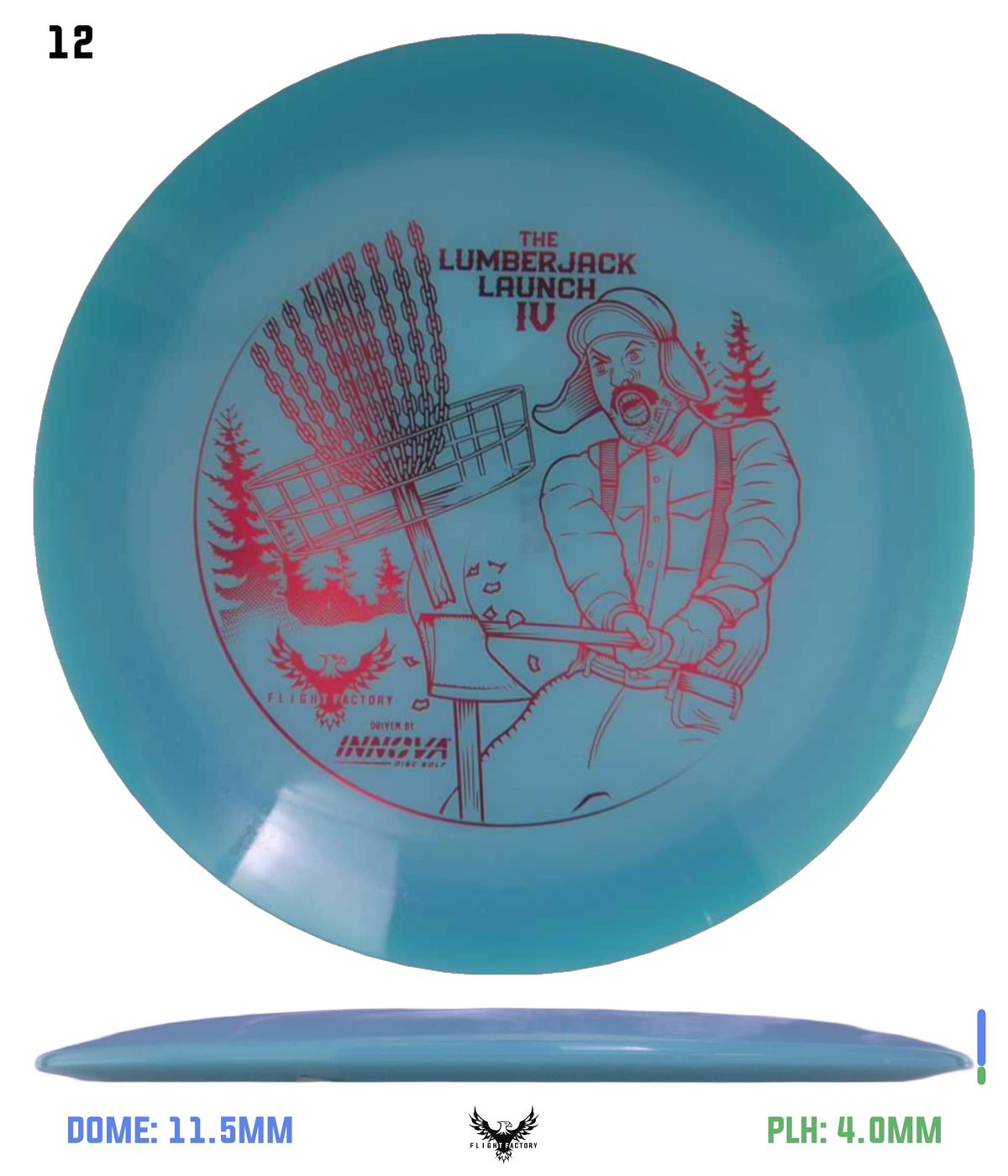 Innova Color Glow Champion Shryke - Lumberjack Launch 4