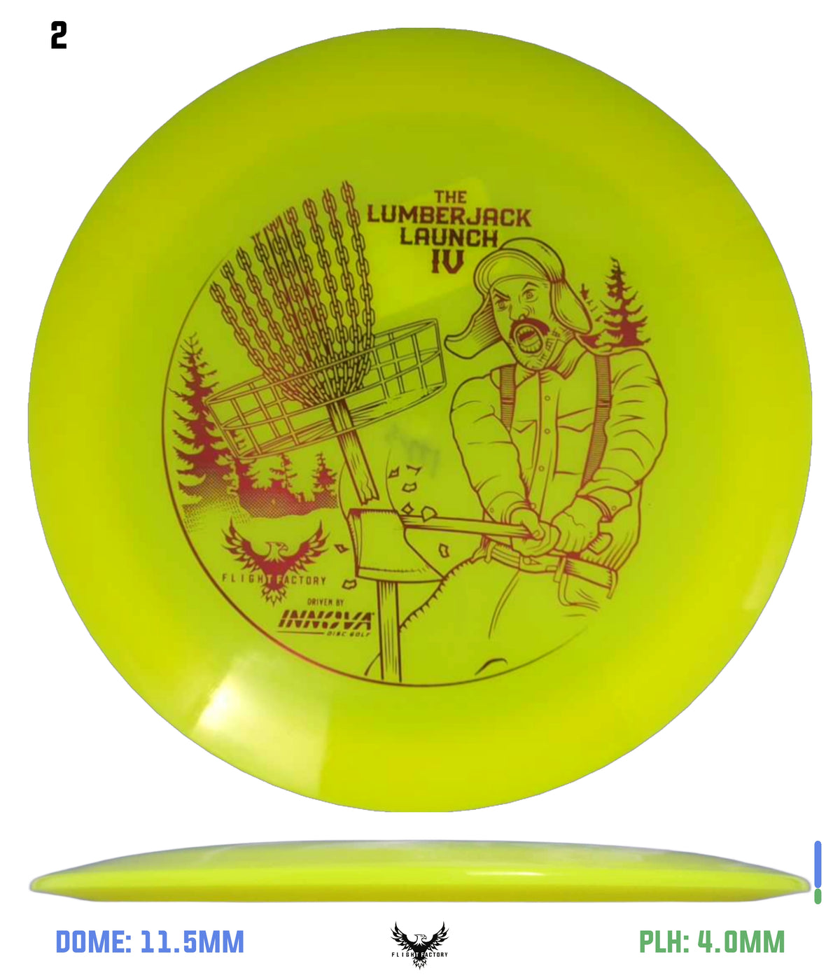 Innova Color Glow Champion Shryke - Lumberjack Launch 4