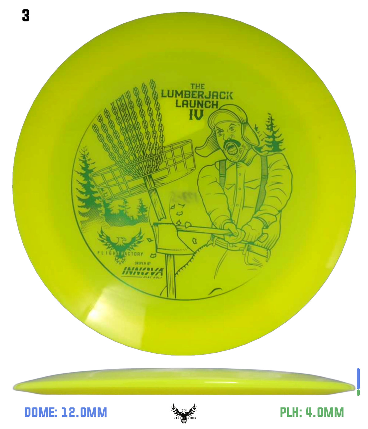 Innova Color Glow Champion Shryke - Lumberjack Launch 4