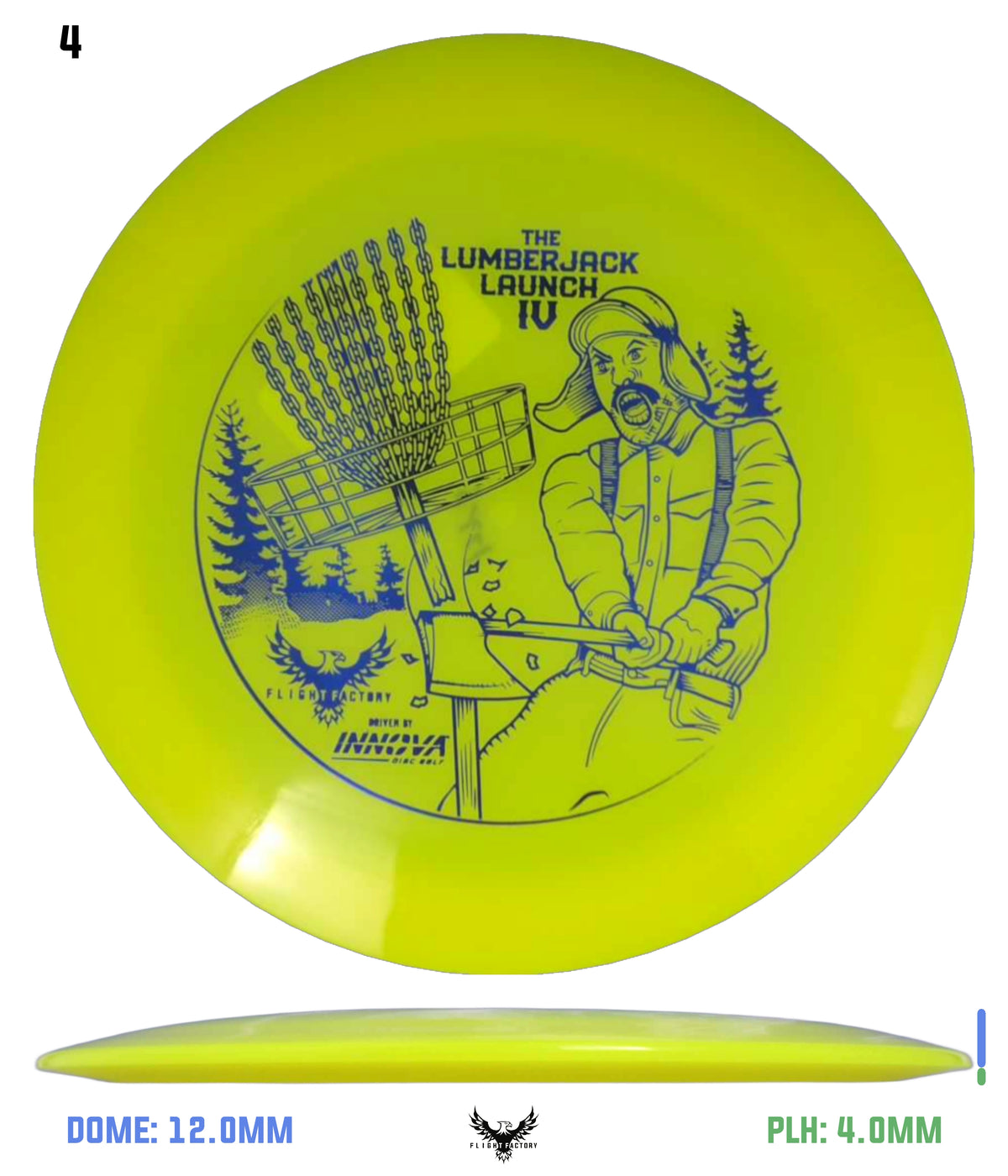 Innova Color Glow Champion Shryke - Lumberjack Launch 4