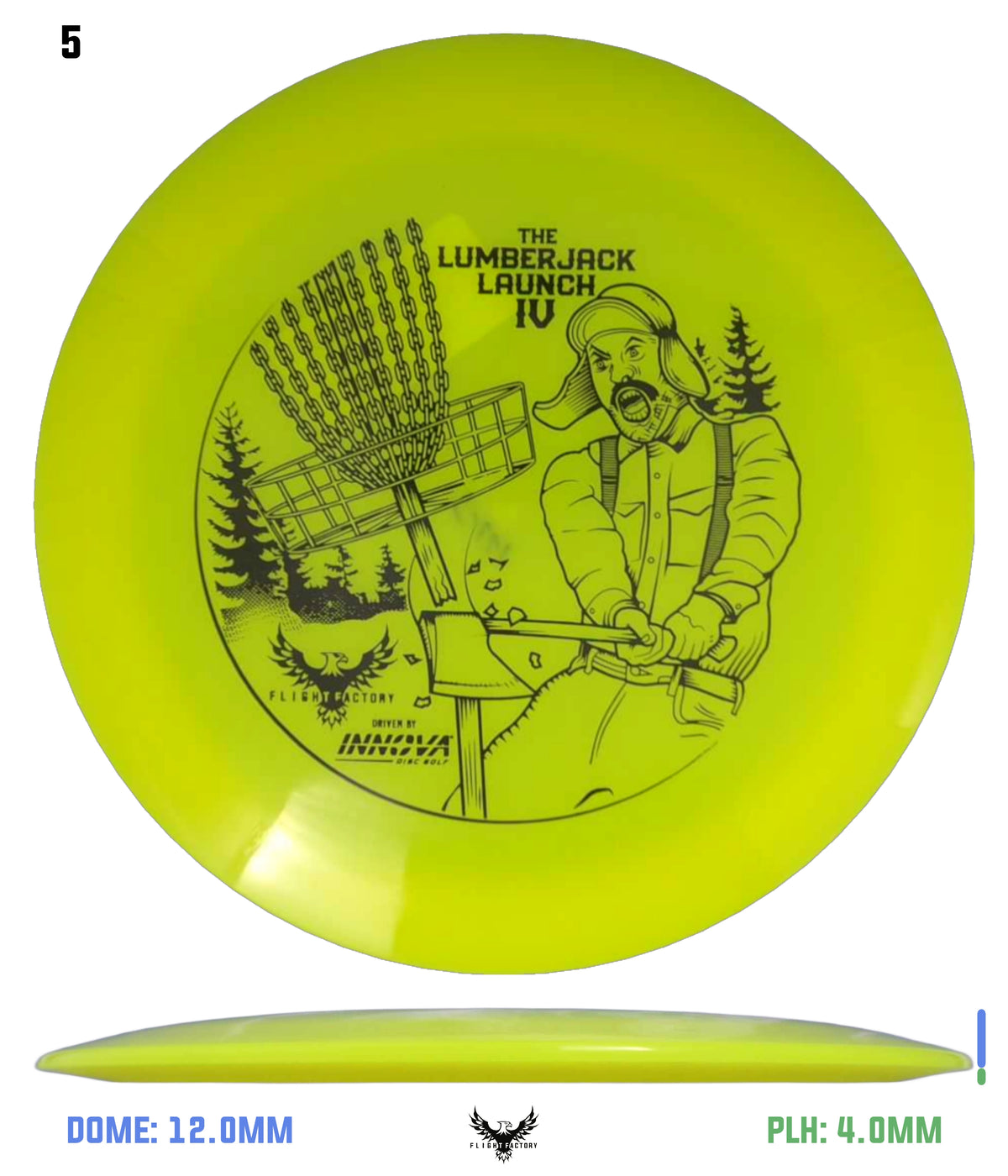 Innova Color Glow Champion Shryke - Lumberjack Launch 4