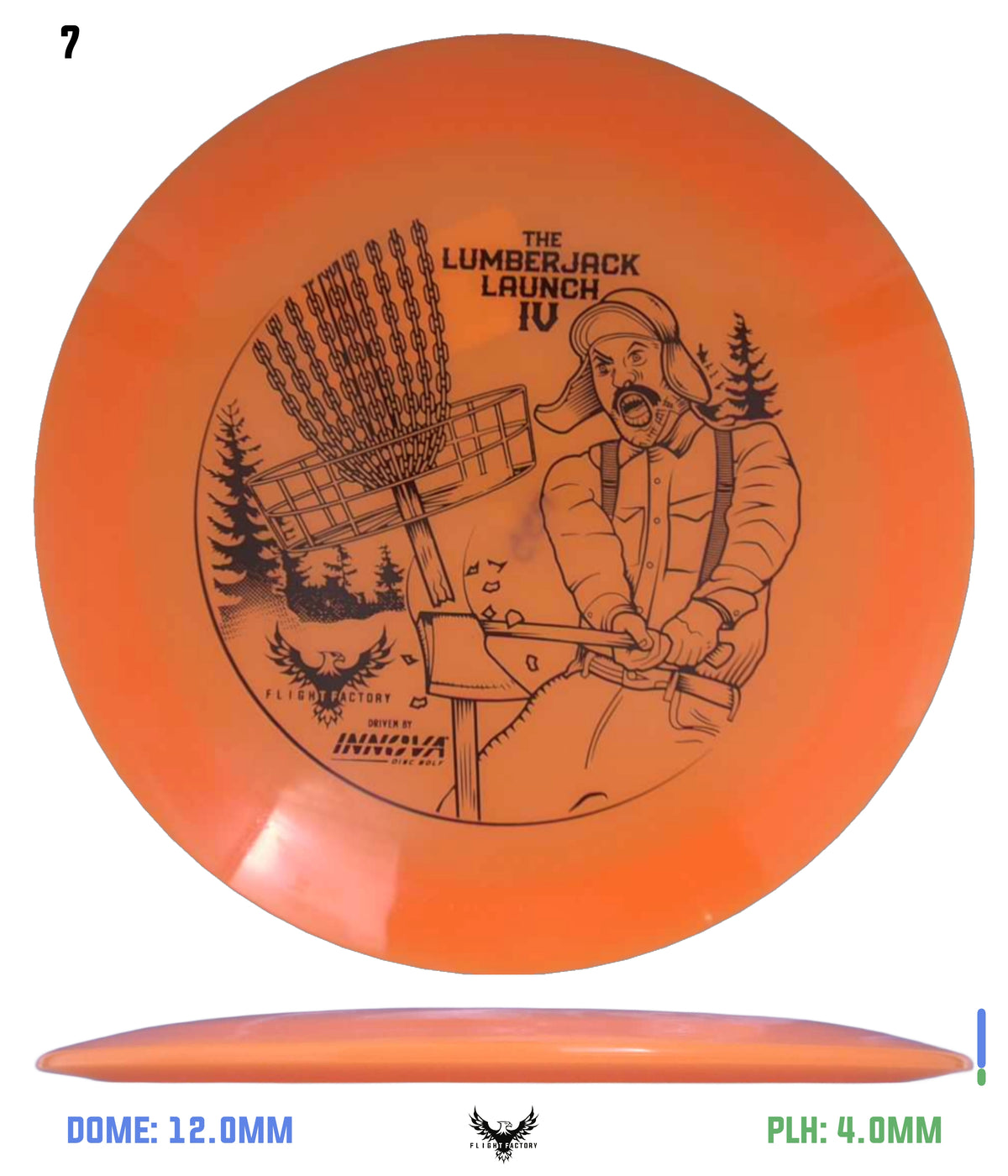 Innova Color Glow Champion Shryke - Lumberjack Launch 4