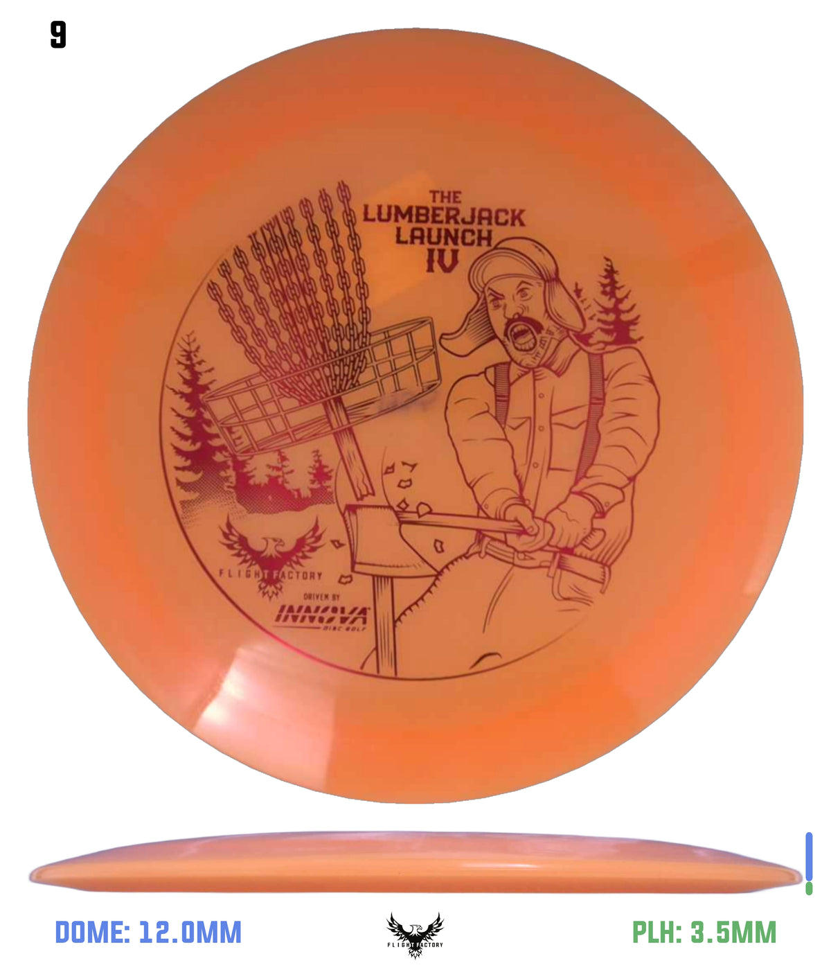 Innova Color Glow Champion Shryke - Lumberjack Launch 4