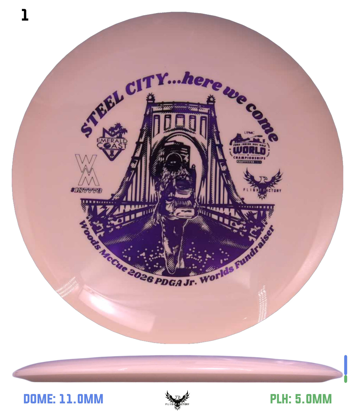 Innova Star Sidewinder - Woods McCue Fundraiser Discs