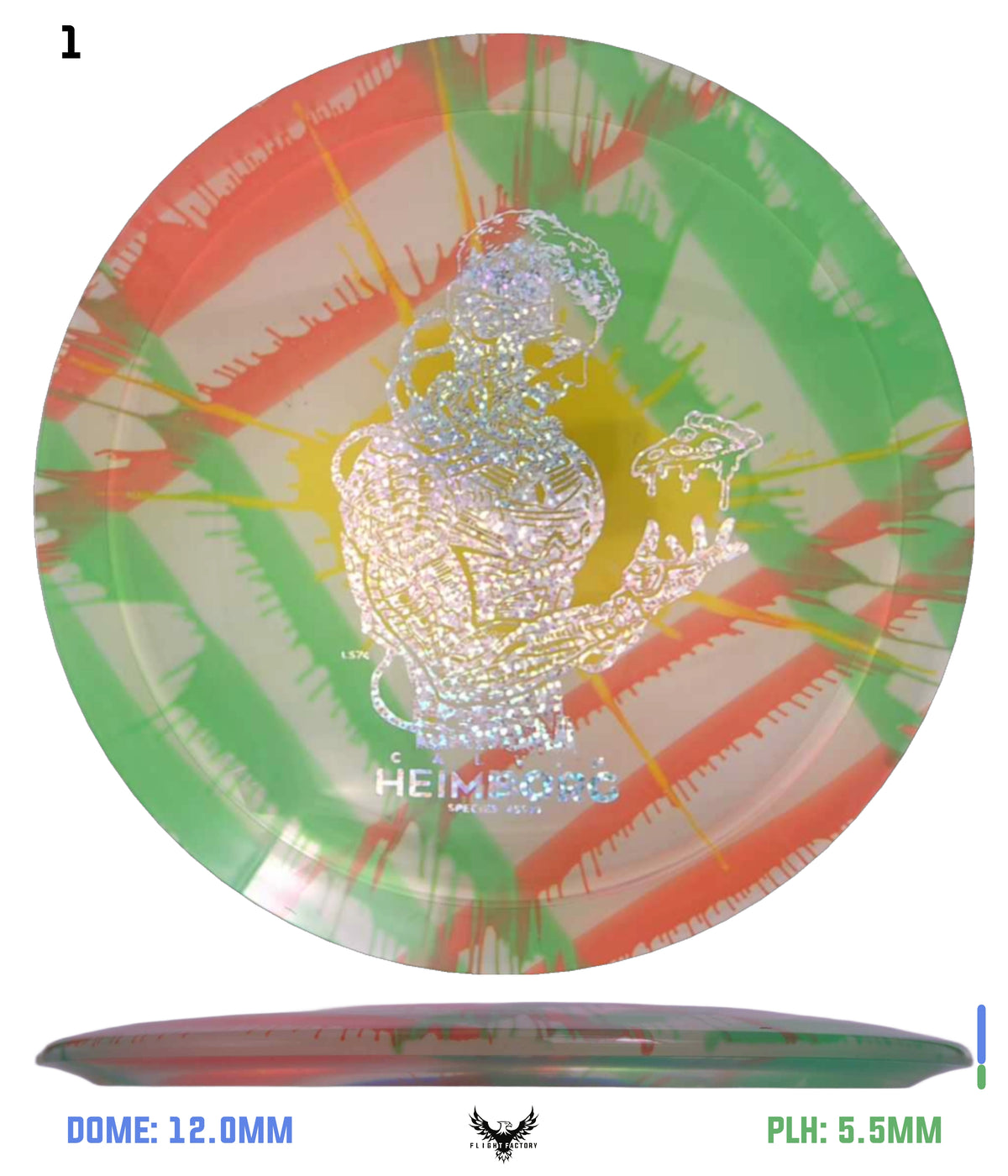 Innova I-Dye Champion Eagle - Calvin HeimBORG Slice