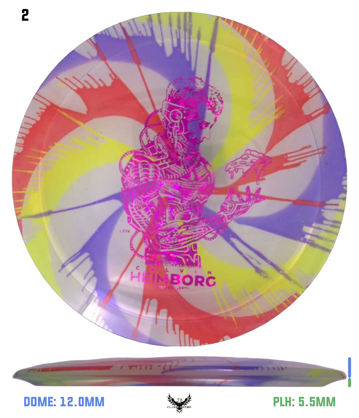 Innova I-Dye Champion Eagle - Calvin HeimBORG Slice