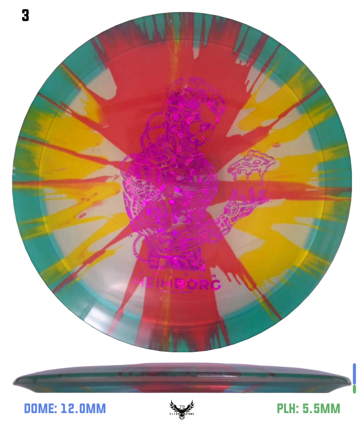 Innova I-Dye Champion Eagle - Calvin HeimBORG Slice