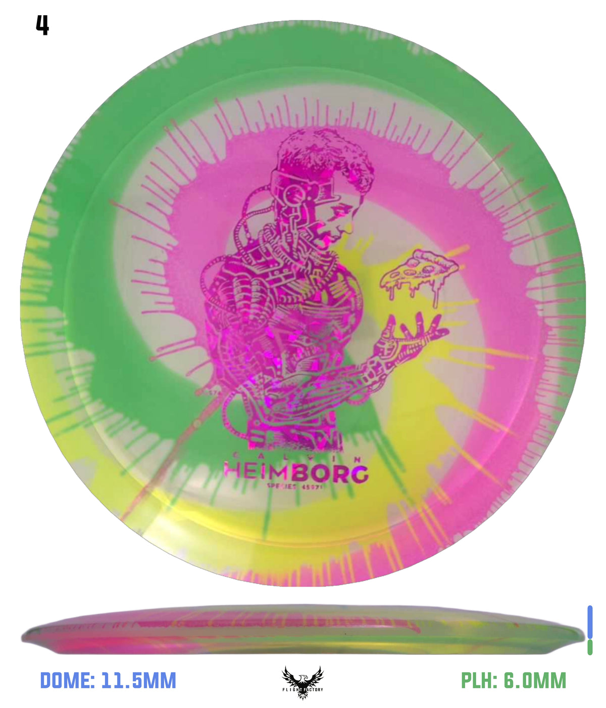 Innova I-Dye Champion Eagle - Calvin HeimBORG Slice