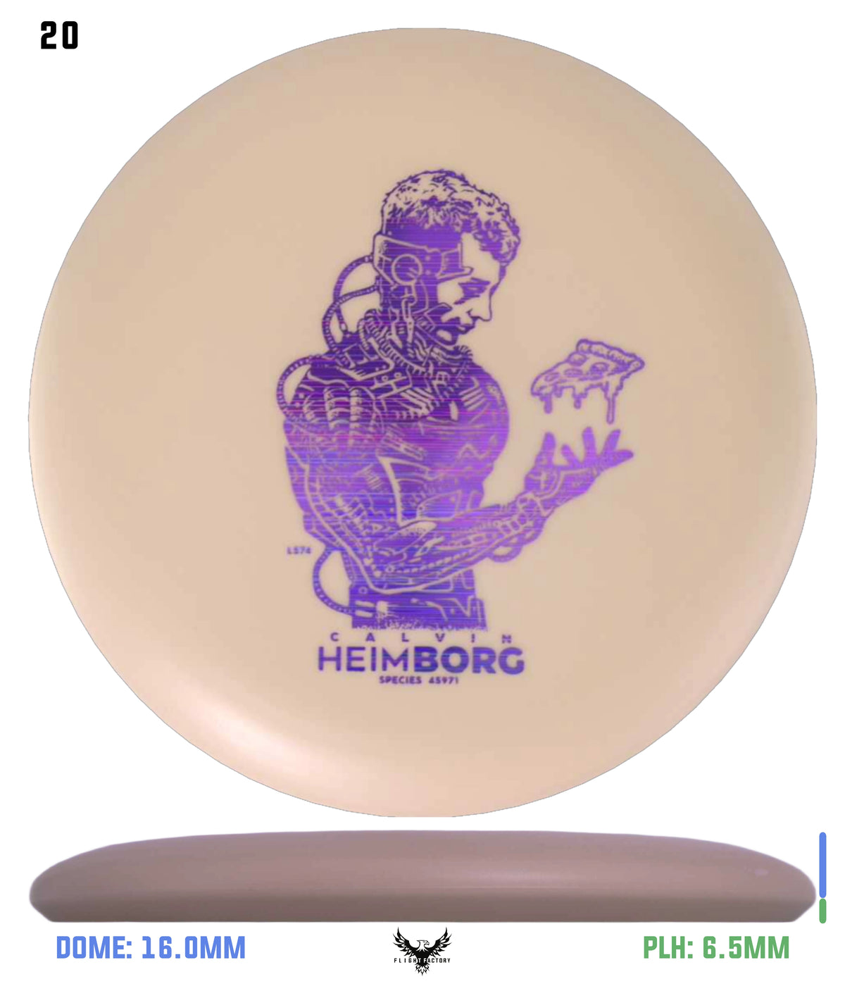 Innova Proto DX Glow Aviar - Calvin HeimBORG Slice