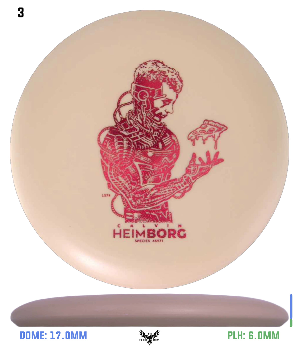 Innova Proto DX Glow Aviar - Calvin HeimBORG Slice