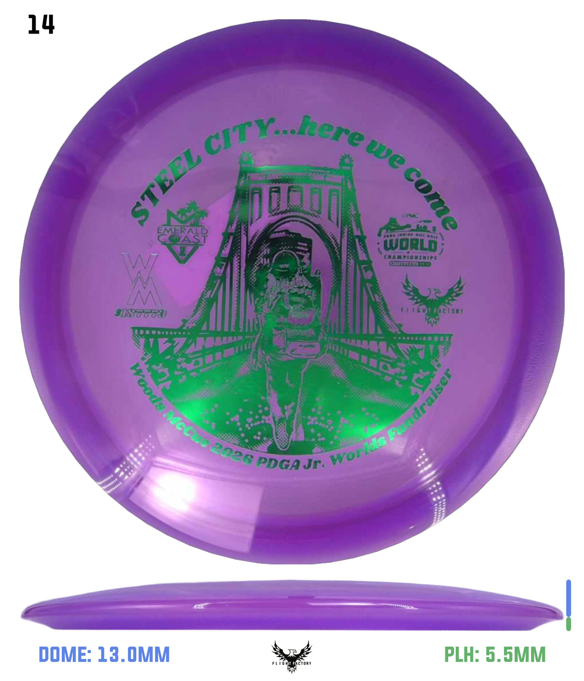 Innova Champion Teebird Woods McCue Fundraiser Discs