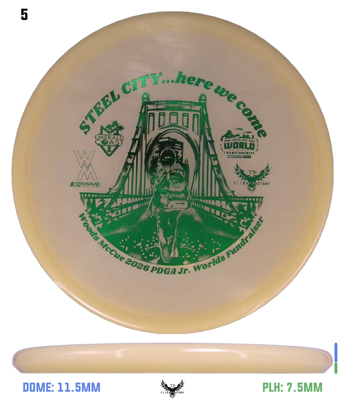 Innova Proto Glow Champion Toro - Woods McCue Fundraiser Discs