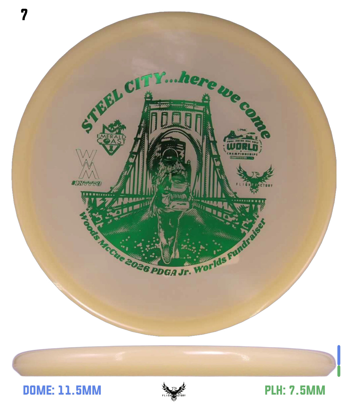 Innova Proto Glow Champion Toro - Woods McCue Fundraiser Discs