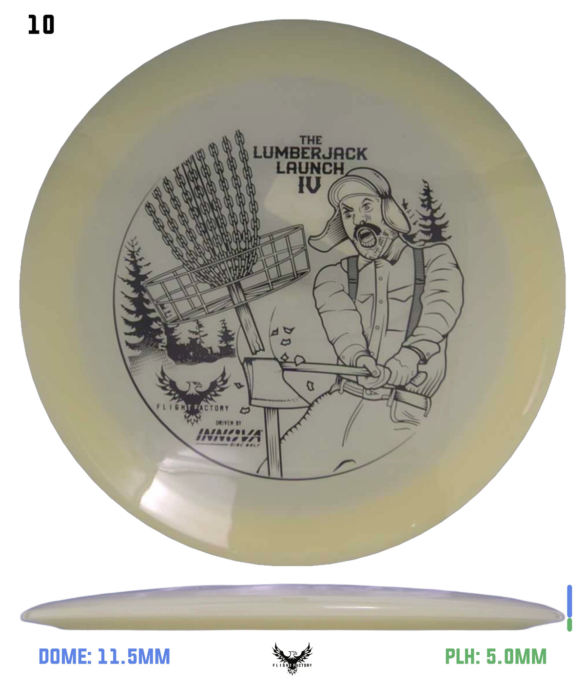 Innova Glow Champion Wraith - Lumberjack Launch 4