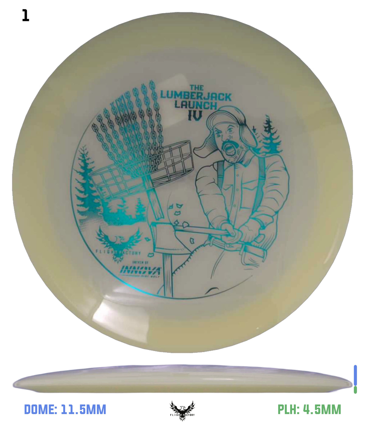 Innova Glow Champion Wraith - Lumberjack Launch 4