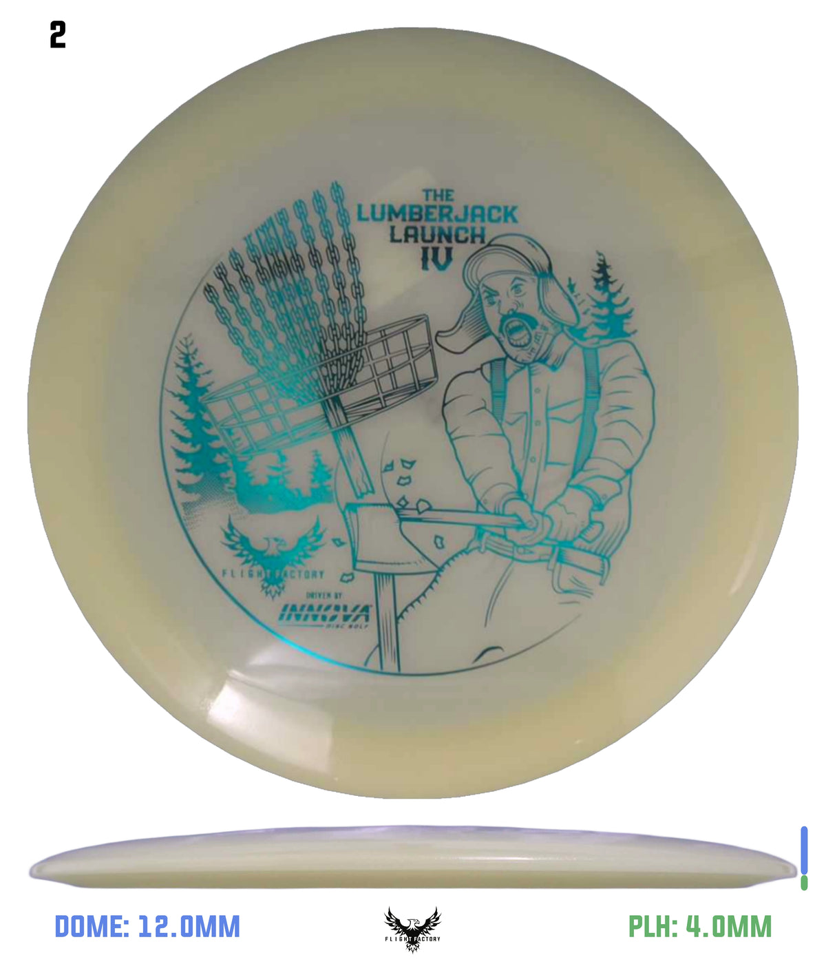 Innova Glow Champion Wraith - Lumberjack Launch 4