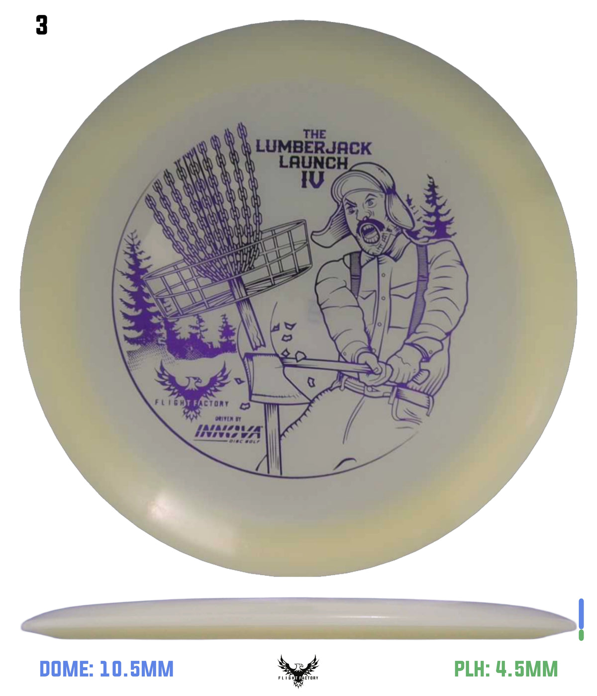 Innova Glow Champion Wraith - Lumberjack Launch 4