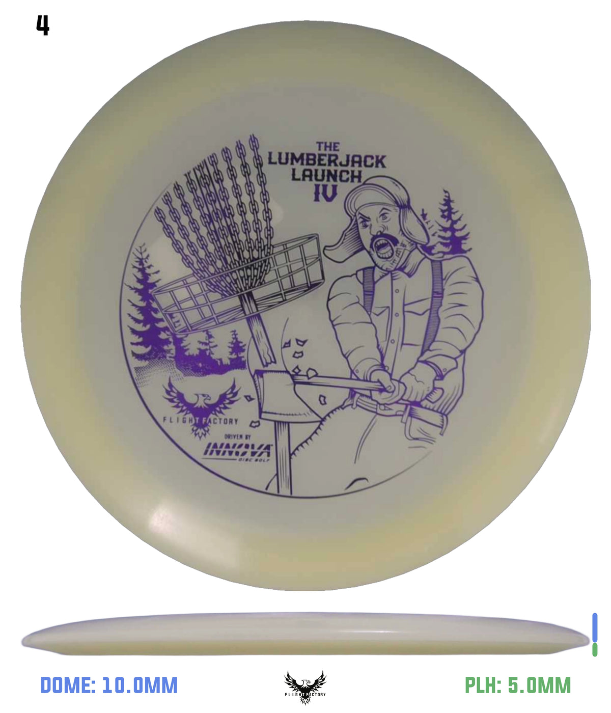 Innova Glow Champion Wraith - Lumberjack Launch 4